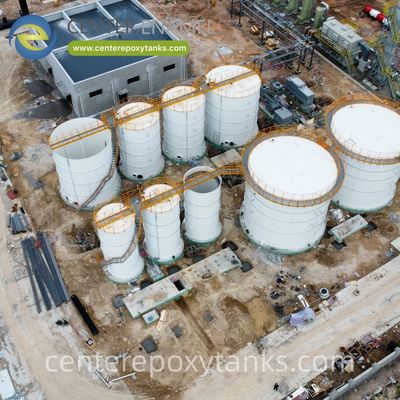 Tanque revestido con FBE para tanques de almacenamiento de acuicultura- Proporciona un entorno estable y no corrosivo para la cría de peces y los ciclos del agua.