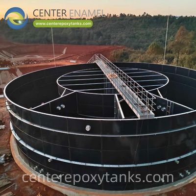 FBE Coated Tank for Landfill Leachate Wastewater Treatment- Offers superior chemical resistance for containing highly corrosive leachate.