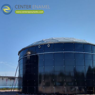Tanque de acero con revestimiento epoxi para almacenamiento de lodos de efluentes: garantiza un almacenamiento confiable y a prueba de fugas de sólidos de residuos tratados.