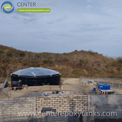 Cúpula geodésica de aluminio para tanques de agua potable: Proporciona un sellado libre de contaminantes que protege el agua potable de elementos externos y residuos