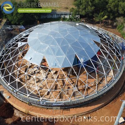 Cúpula de aluminio para tanques municipales de almacenamiento de lodos: una solución eficaz para el control de olores y la protección contra el clima en grandes áreas de almacenamiento de lodos