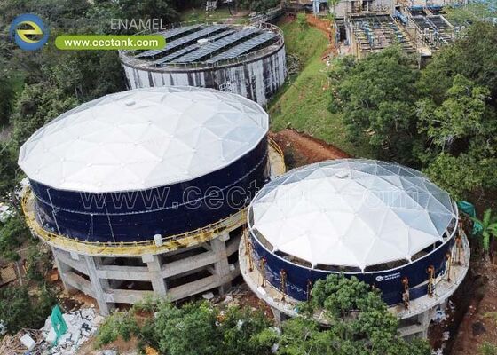 Cisterna de agua de torre de acero con almacenamiento por gravedad elevada