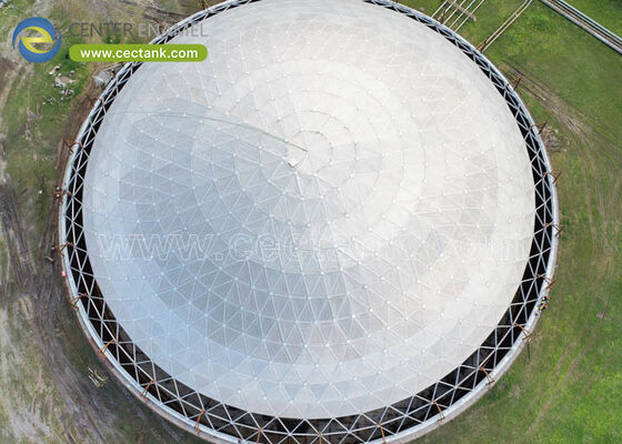 Techo geodésico de cúpula de aluminio con alta resistencia a la corrosión, instalación rápida en el campo y diseño de espacio claro