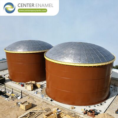 Tanque de techo de cúpula geodésica de aluminio resistente a la corrosión con diseño de envergadura clara e instalación rápida en el campo