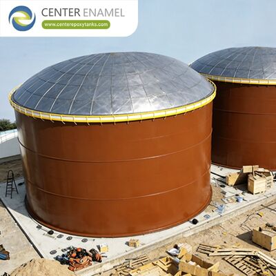Tanque de techo de cúpula geodésica de aluminio resistente a la corrosión con diseño de envergadura clara e instalación rápida en el campo