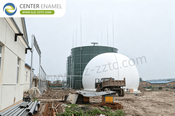 Proveedor de soluciones de biogás de confianza con tanques GFS para el tratamiento de estiércol de pollo en Marruecos