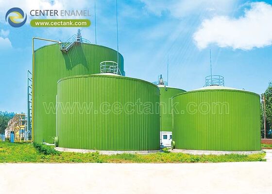 18000m3 CSTR Reactor Envío desde China Entrega modular para la digestión anaeróbica a gran escala