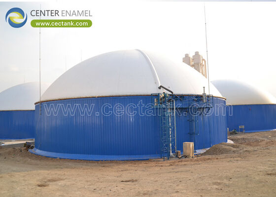 Tanques de almacenamiento de biogás Centro de fabricación Sistemas de almacenamiento cerrados certificados de esmalte