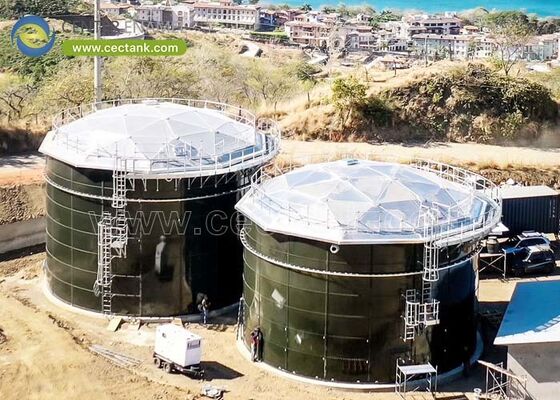 Tanque de Almacenamiento Atornillado a Prueba de Corrosión para Plantas de Tratamiento de Aguas Residuales GFS