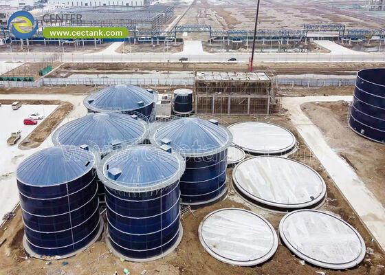 Tanques atornillados a prueba de corrosión para tratamiento de aguas residuales industriales para efluentes industriales