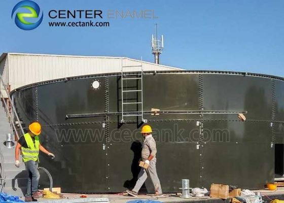 Tanques de acero revestidos de vidrio resistentes a la corrosión para el tratamiento de aguas residuales industriales