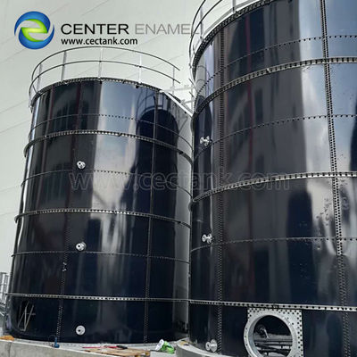 Contenedores de almacenamiento en granel de silos de vidrio fundido con material de acero