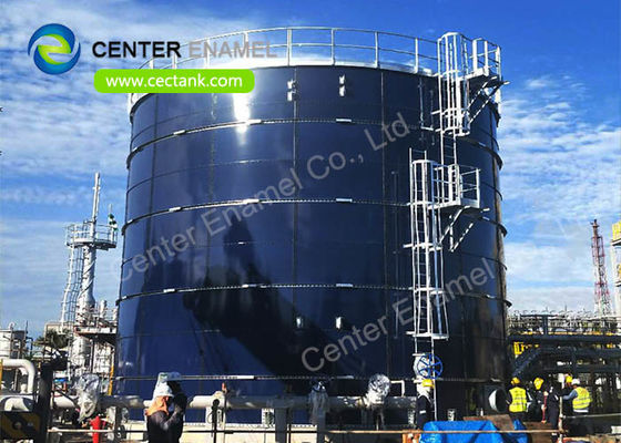 Tanques de almacenamiento de líquidos de acero revestidos de vidrio para almacenamiento de agua de protección contra incendios comerciales