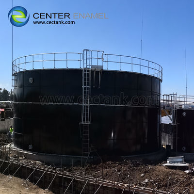 Tanque de almacenamiento de aguas residuales de vidrio fundido a acero para plantas municipales de tratamiento de aguas residuales