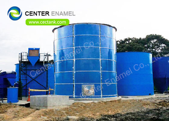 Tanques de almacenamiento de aguas residuales de acero de vidrio Tratamiento y almacenamiento de aguas residuales industriales