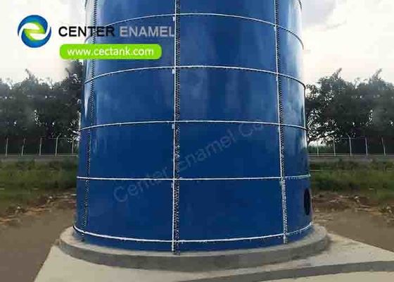 Tanques de digestión anaeróbica de acero atornillado para plantas de tratamiento de aguas residuales orgánicas