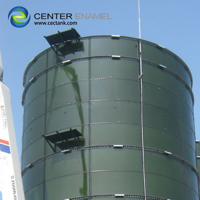 Tanque de almacenamiento de aguas residuales municipales de acero revestido de vidrio para el proyecto de tratamiento de aguas residuales