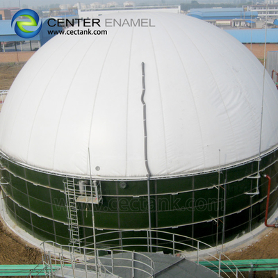 Dos tanques de acero fundido de vidrio para proyectos de bioenergía