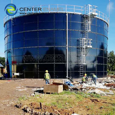 Bolted Steel Bulk Storage Tanks & Silos With Aluminum Deck Roof