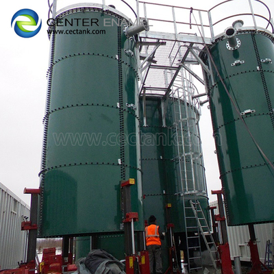 Capa agrícola de acero empernada de los tanques de almacenamiento del agua 0.40m m