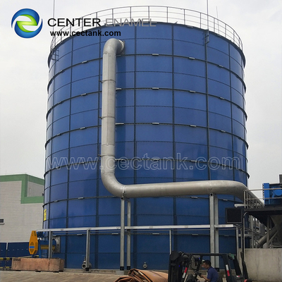 el tanque de almacenamiento del biogás 20000m3 para el proyecto municipal de las aguas residuales