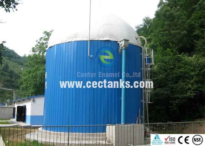 En el caso de las instalaciones de almacenamiento de biogás de doble membrana de PVC, el tanque debe estar instalado de forma rápida.2008 1