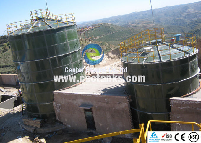 Vidrio fundido con acero Tanques de almacenamiento de aguas residuales, tanque de tratamiento de aguas residuales ISO 9001:2008 1