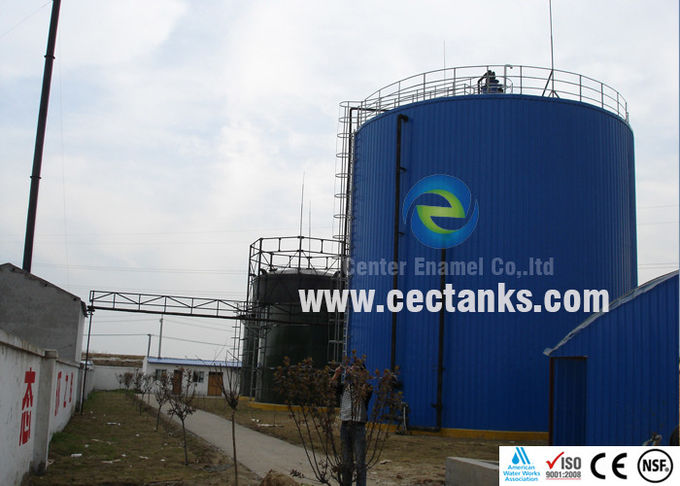 Tanques de almacenamiento de agua con revestimiento de vidrio industrial, tanques de gas / porcelana líquida con revestimiento de vidrio de esmalte 0