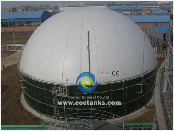 Cisterna de vidrio fundido en acero para granjas Agricultura Ganadería Biogás Biomasa Digestora anaeróbica 2